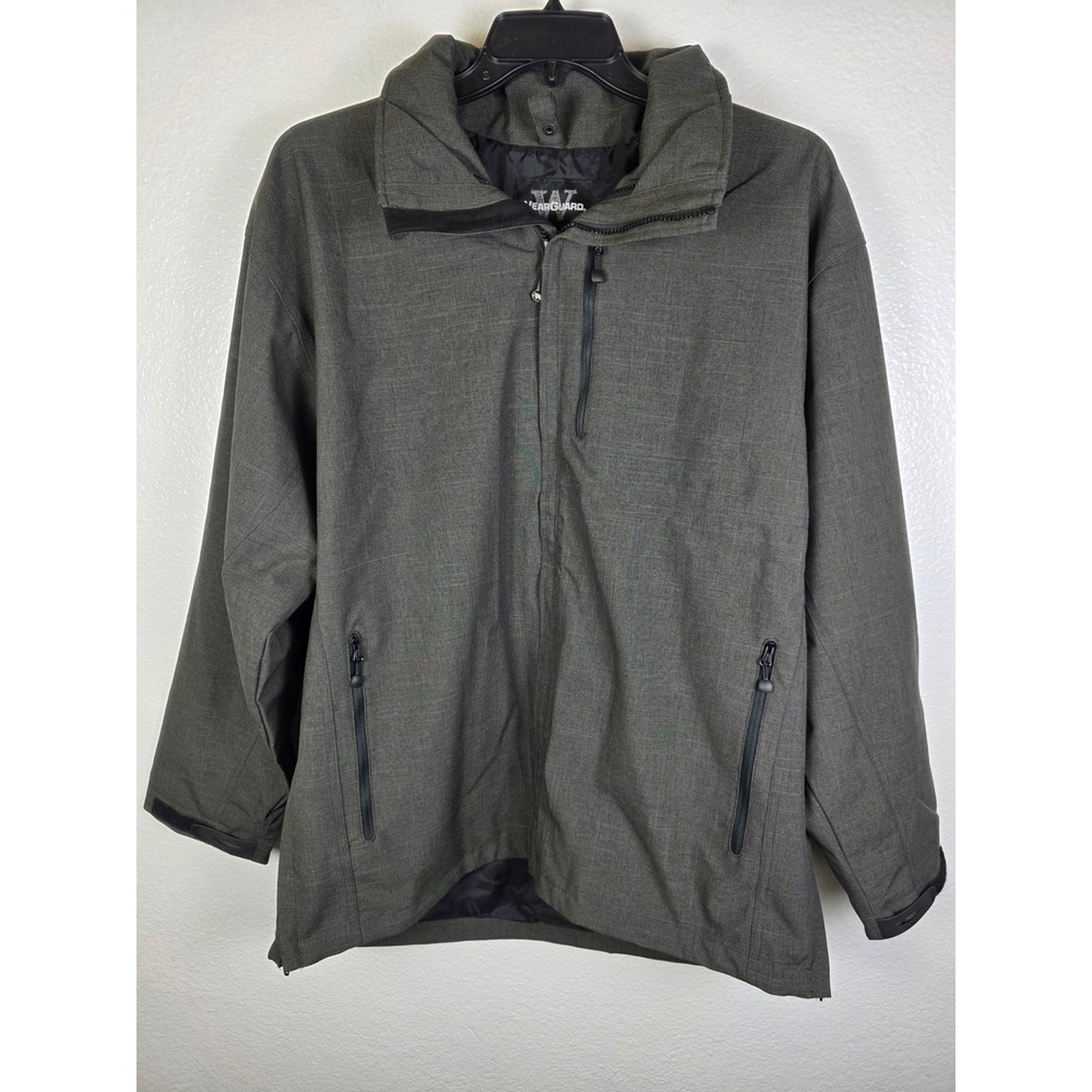 WearGuard Mens Gray Work Jacket‎ Full-Zip Size Large
